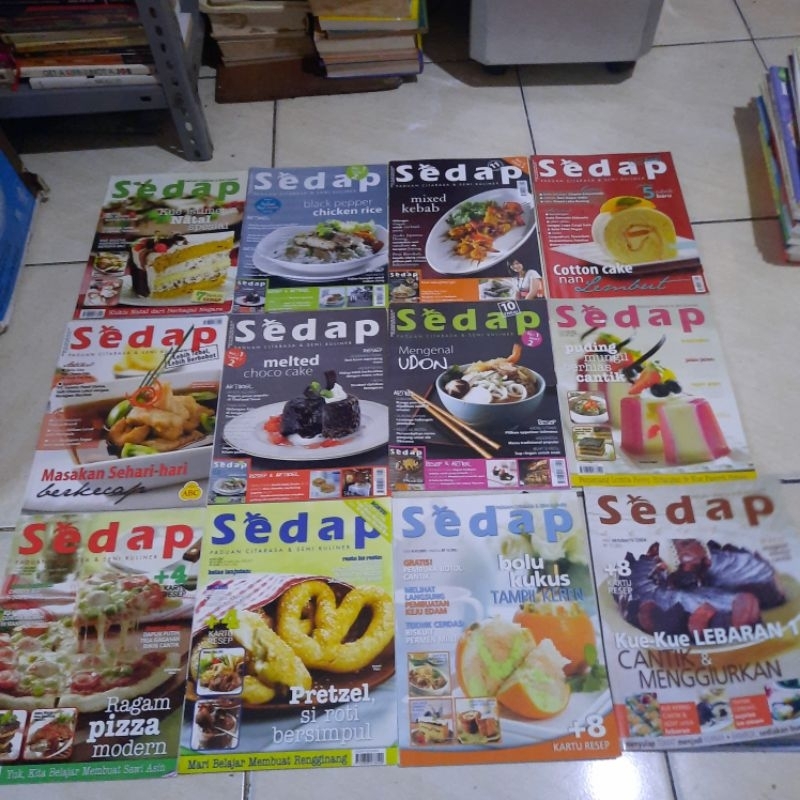MAJALAH SEDAP SELERA SANTAP SEDAP UNTUK PEMULA