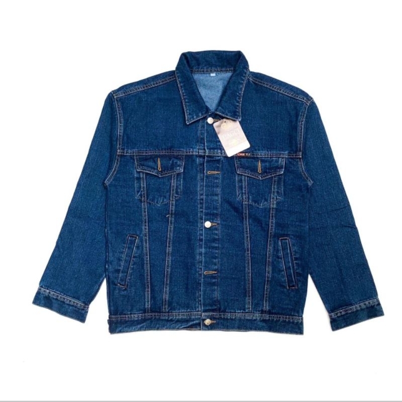 ThreeG Jaket Jeans Kacing Biowash