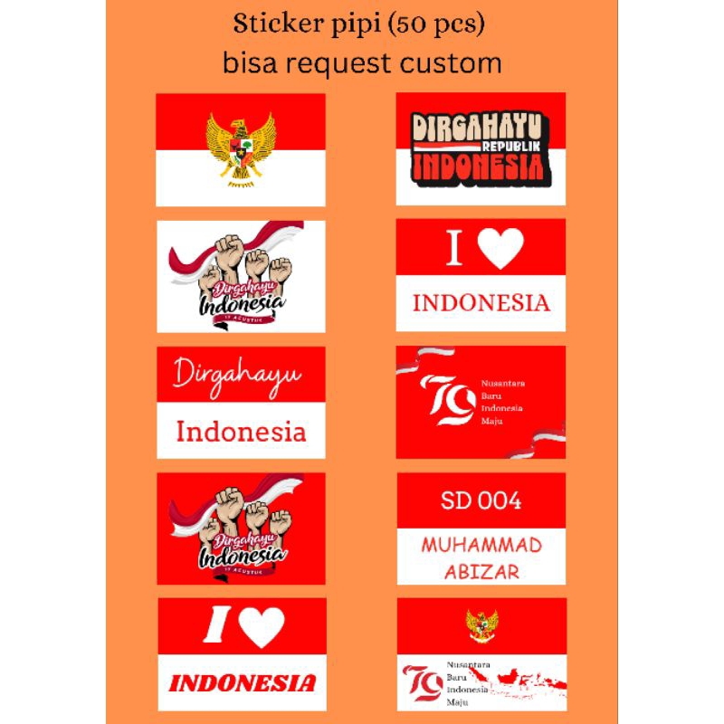 

STICKER KEMERDEKAAN/17 AGUSTUS