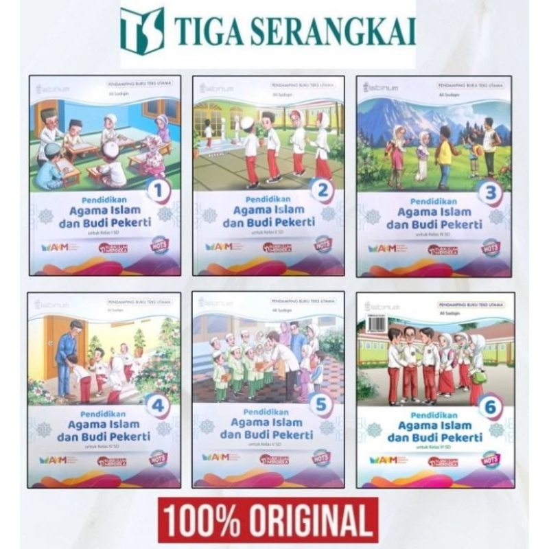 Termurah Ready stok Buku paket PAI platinum kelas 1 2 3 4 5 6 Tiga Serangkai Pendidikan Agama Islam 