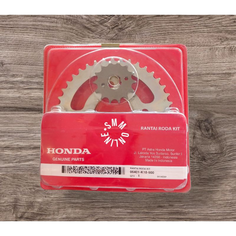AHM Gear Ger Gir Set Paket Komplit Honda Verza 06401K18900 Original