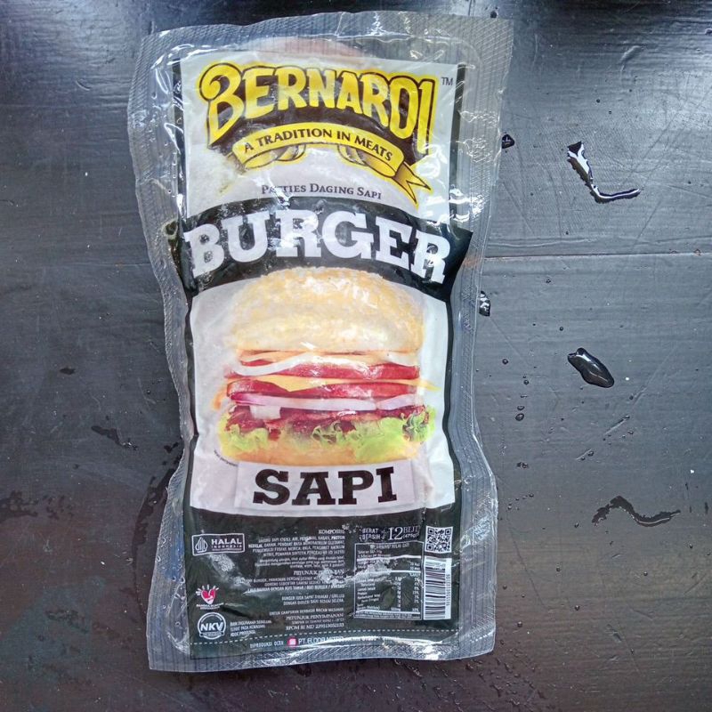 

BERNARDI Burger Sapi VC isi 12 475g