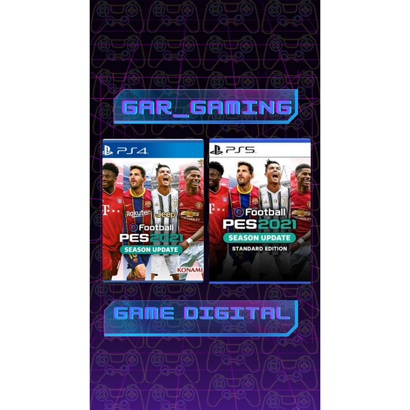 GAME Efootball PES 2021 Update Season (PS4 & PS5)  Digital Download