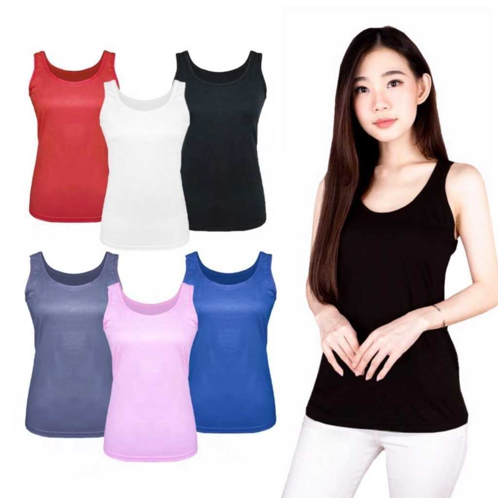 paket 6 pics Tank Top wanita dewasa  Kaos dalam tank top wanita