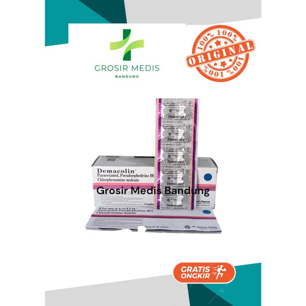 DEMACOLIN STRIP 10 TABLET