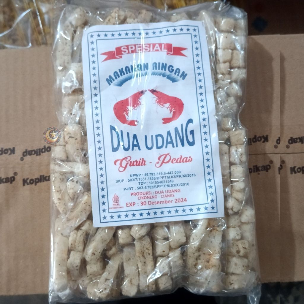 

KRUPUK DUA UDANG GURIH PEDAS ISI 20 PCS