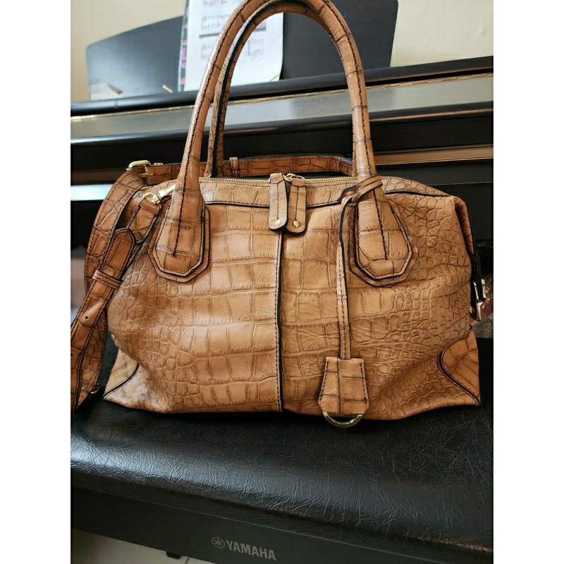 Preloved original Morgan working bag croco