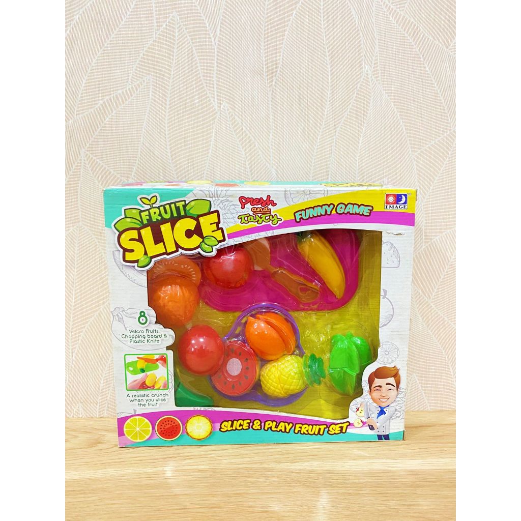 mainan anak anak - mainan potong buah - buah buahan - mainan anak edukasi - potong buah mainan anak