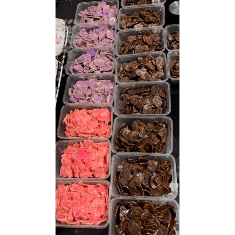 

kripik pisang coklat lumer.