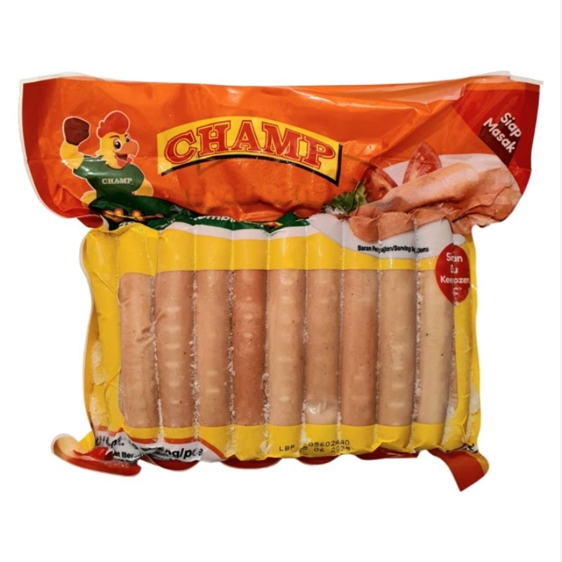 

Champ Sosis Ayam 1 Kg I Chicken Sausage I Isi 40 Pcs