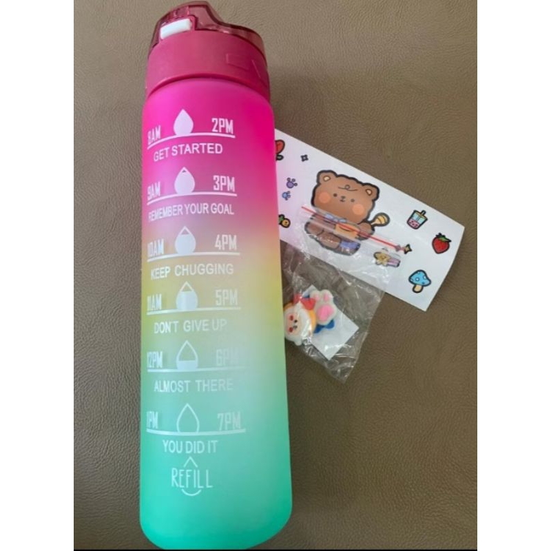 botol minum viral, botol minum tritan, botol minum kekinian