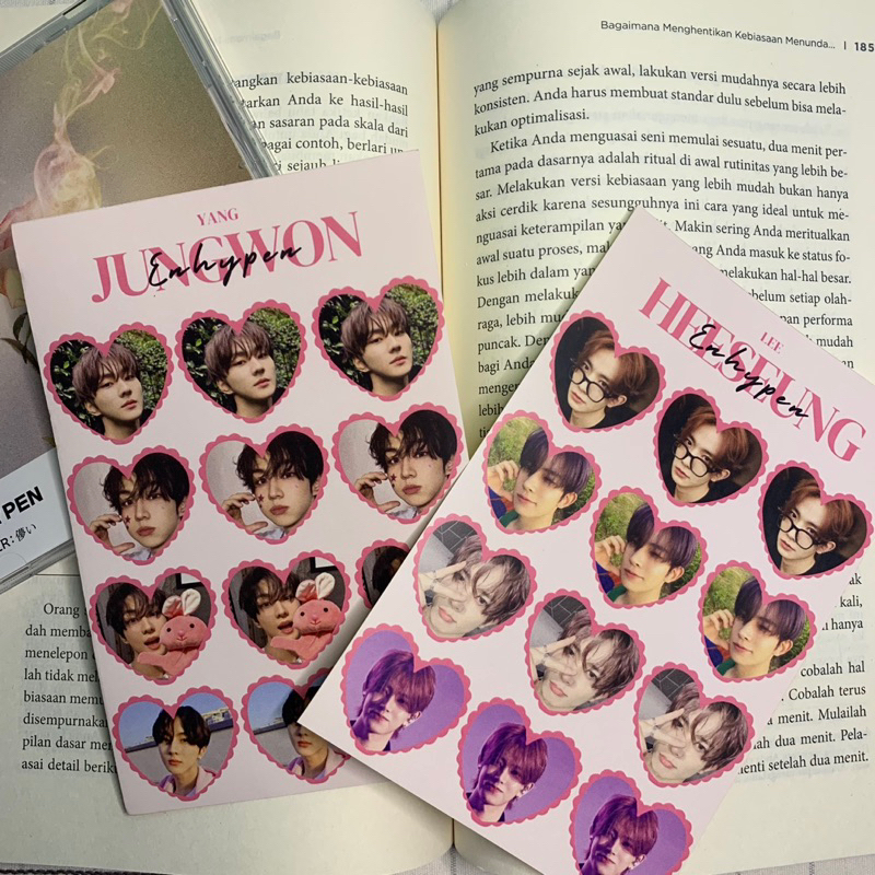 

Sticker Deco ENHYPEN Love Grid | Sticker KPOP ENHYPEN