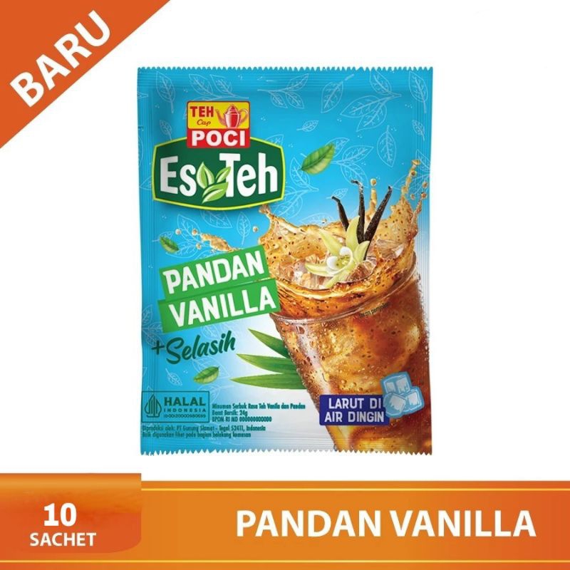 

Es Teh Poci Pandan Vanila + Selasih 10pcs