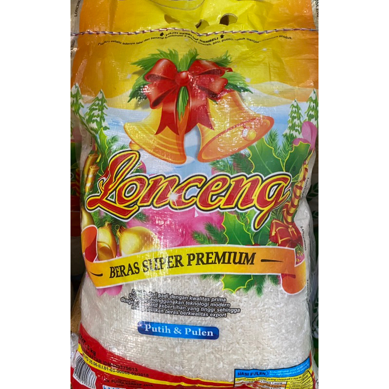 

Beras super premium cap lonceng kemasan 5kg asli