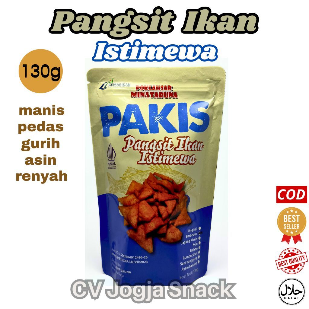 

Pangsit Ikan Aneka Rasa 130g Snack Cemilan Keju Barbeque Jagung Balado Panggang Bawang Renyah Gurih