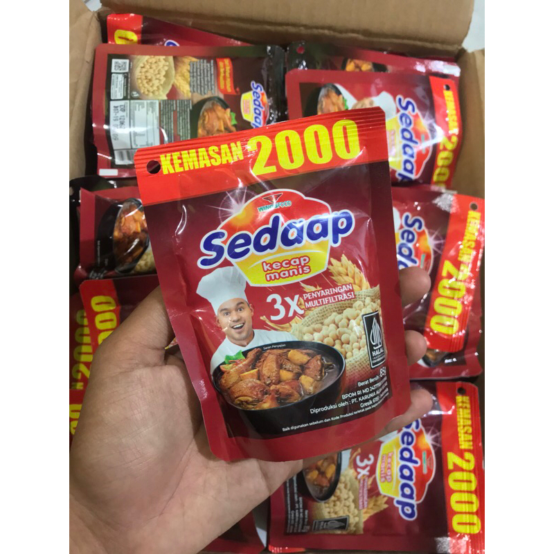 

Kecap Sedaap 63ml BELI 5 GRATIS 1