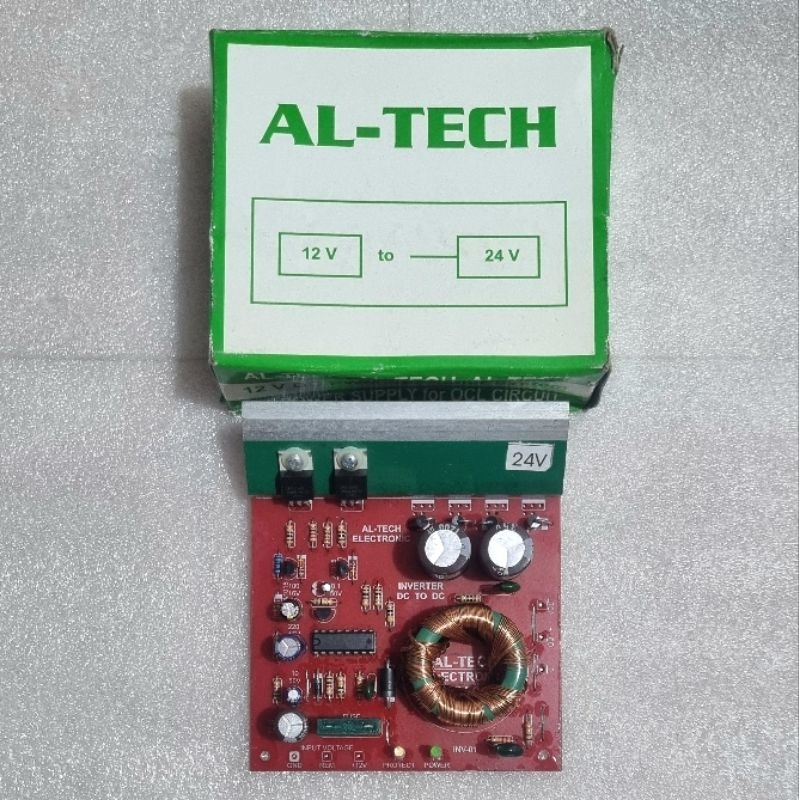 Inverter 12V DC To 24V Simetris DC PWM Controller System DC To DC