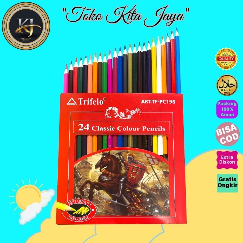 

Pensil warna 24Warna trifelo