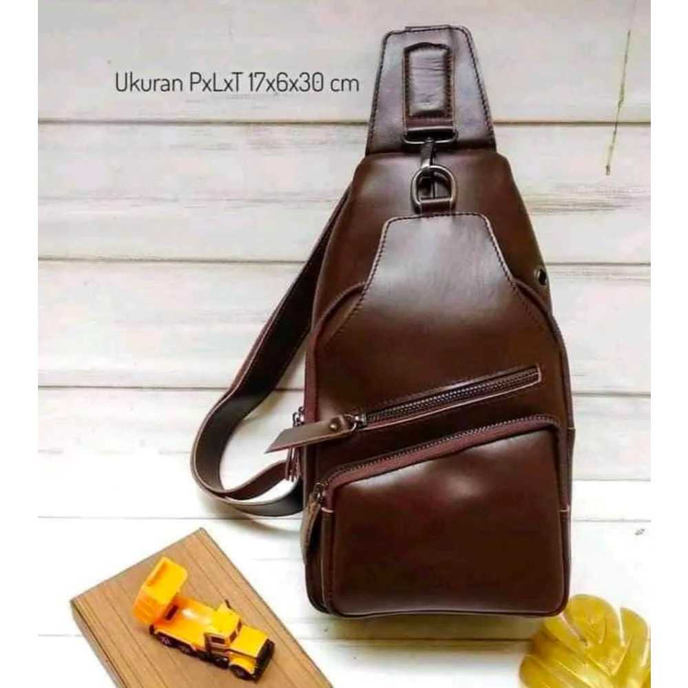 TAS KULIT SELEMPANG PRIA/ORIGINAL 100% KULIT ASLI/HANDBAG /TERBARU/COSTUM TULIS NAMA/SELEMPANG MINI