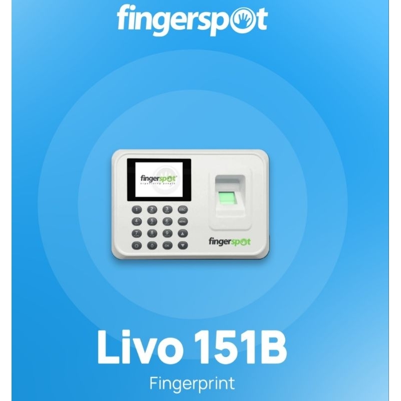 Mesin Absensi Fingerspot Livo- 151B garansi 1th