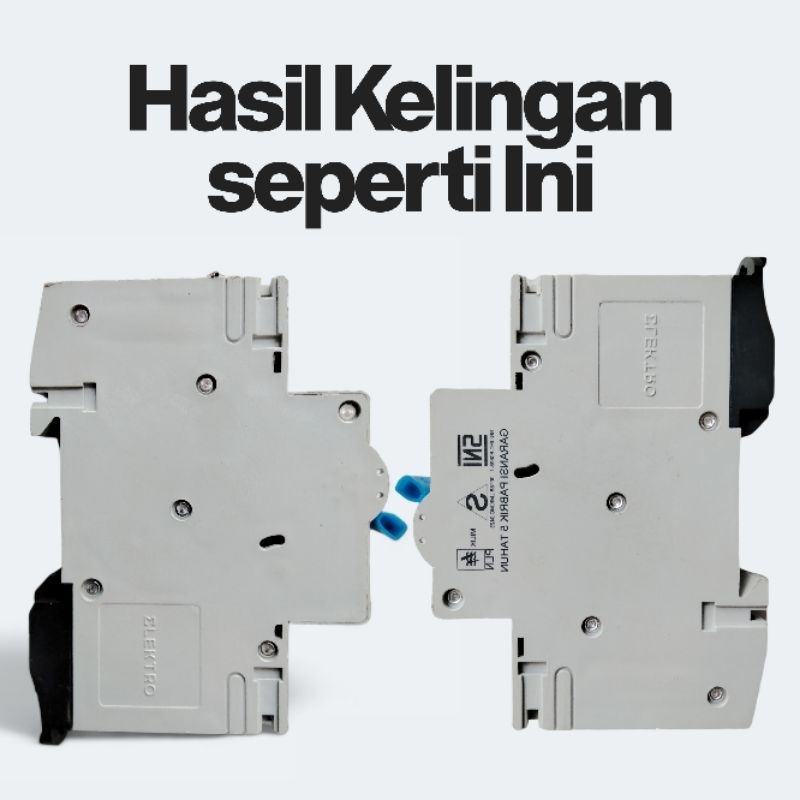 MCB ELEKTRO S PLN 2A/450 MODIF Kelingan Rapih Orsinil Breaker Pemutus Arus Listrik