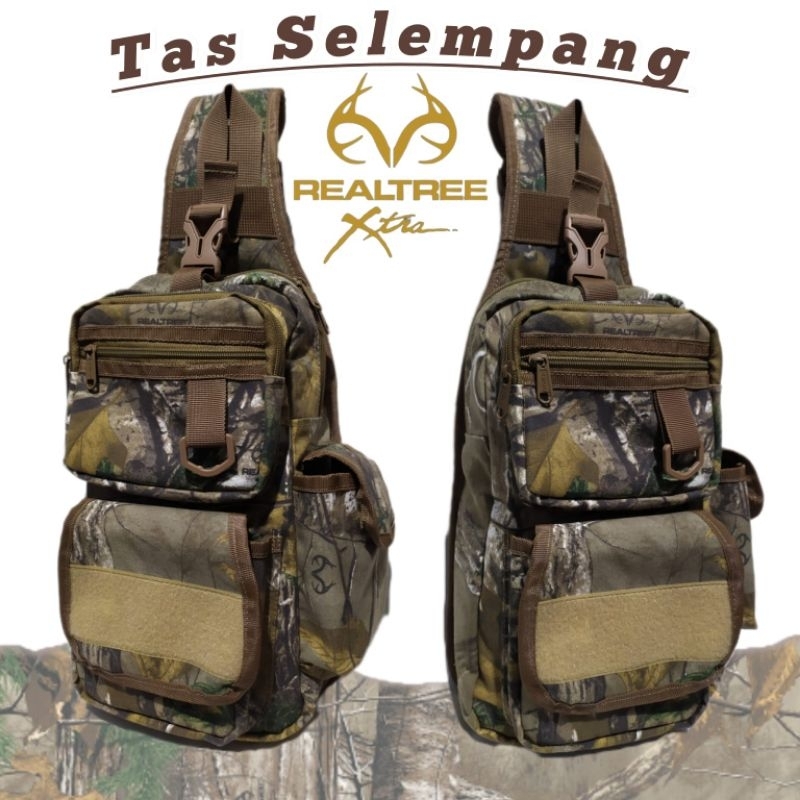 Tas Camo Hunting Sling Bag Selempang Kamoflase Berburu