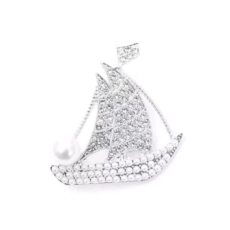 BROS TANJAK KAPAL LANCANG BULAN BINTANG PIN KHAS MELAYU AKSESORIS TANJAK RIAU PEKANBARU