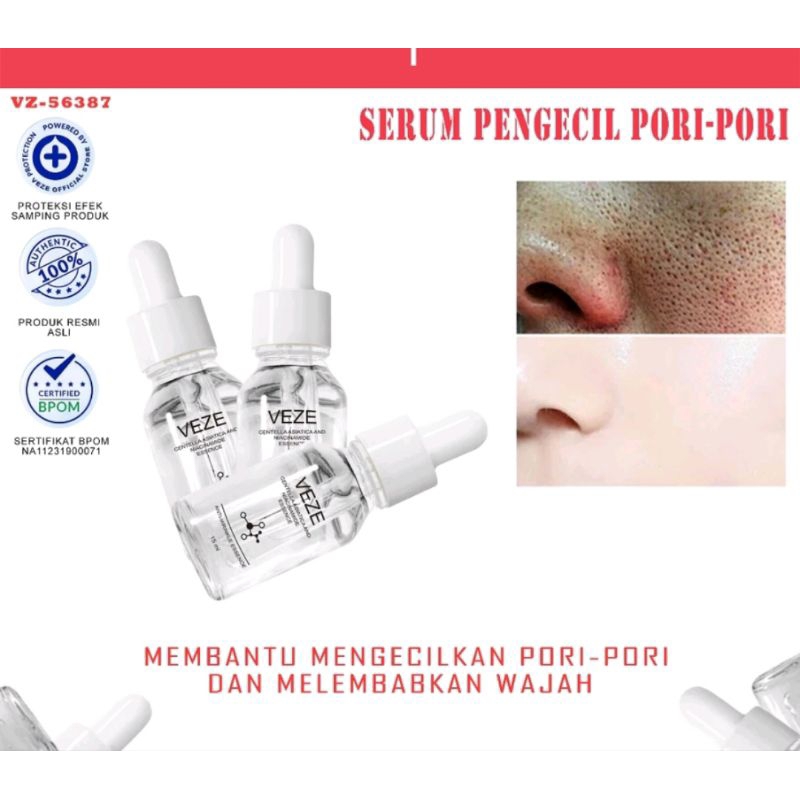 SERUM Veze PORE TREATMENT SERUM Shrink Pores Serum Pengecil Pori Pori