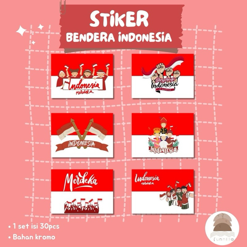 

Funnilla.co | Stiker bendera indonesia | stiker tempelan pipi | Stiker bendera