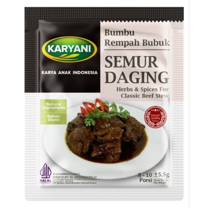 

Bumbu rempah bubuk SEMUR DAGING-KARYANI