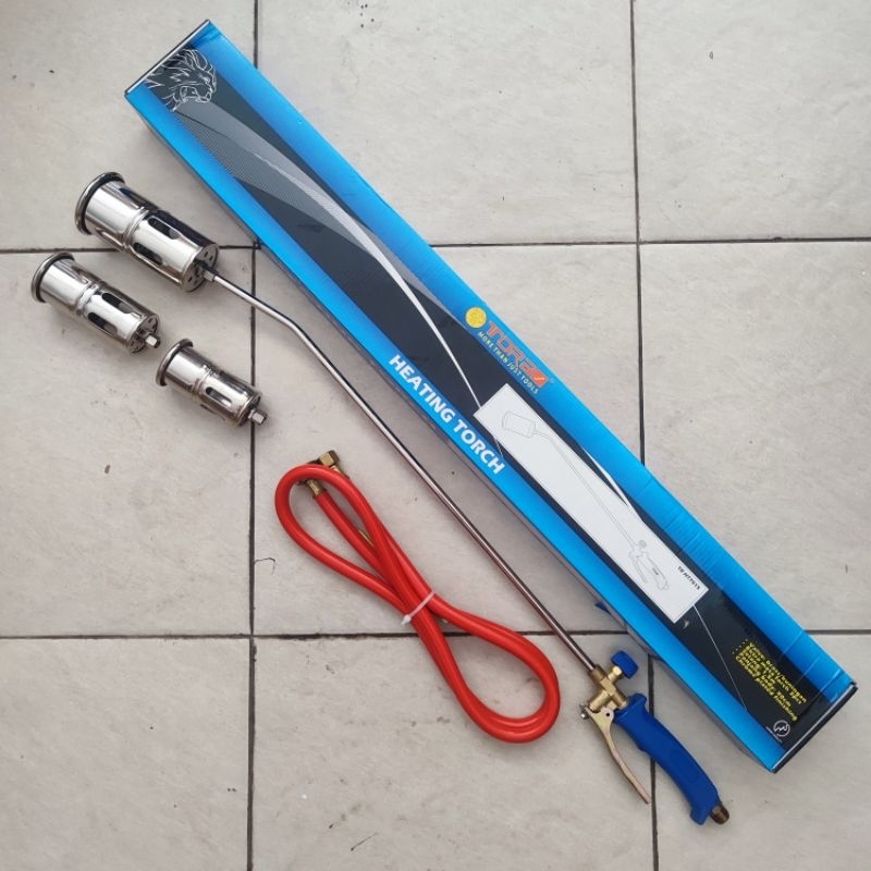 Tora 1.5 meter Alat Blender Bakar Heating Torch Gas LPG Gagang Panjang Include Slang Selang