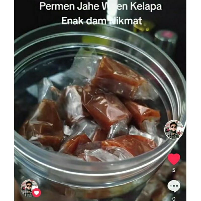 

PERMEN JAHE WIJEN KELAPA 600gr / PERMEN JAHE KELAPA / PERMEN JADUL / PERMEN JAHE WIJEN MURAH