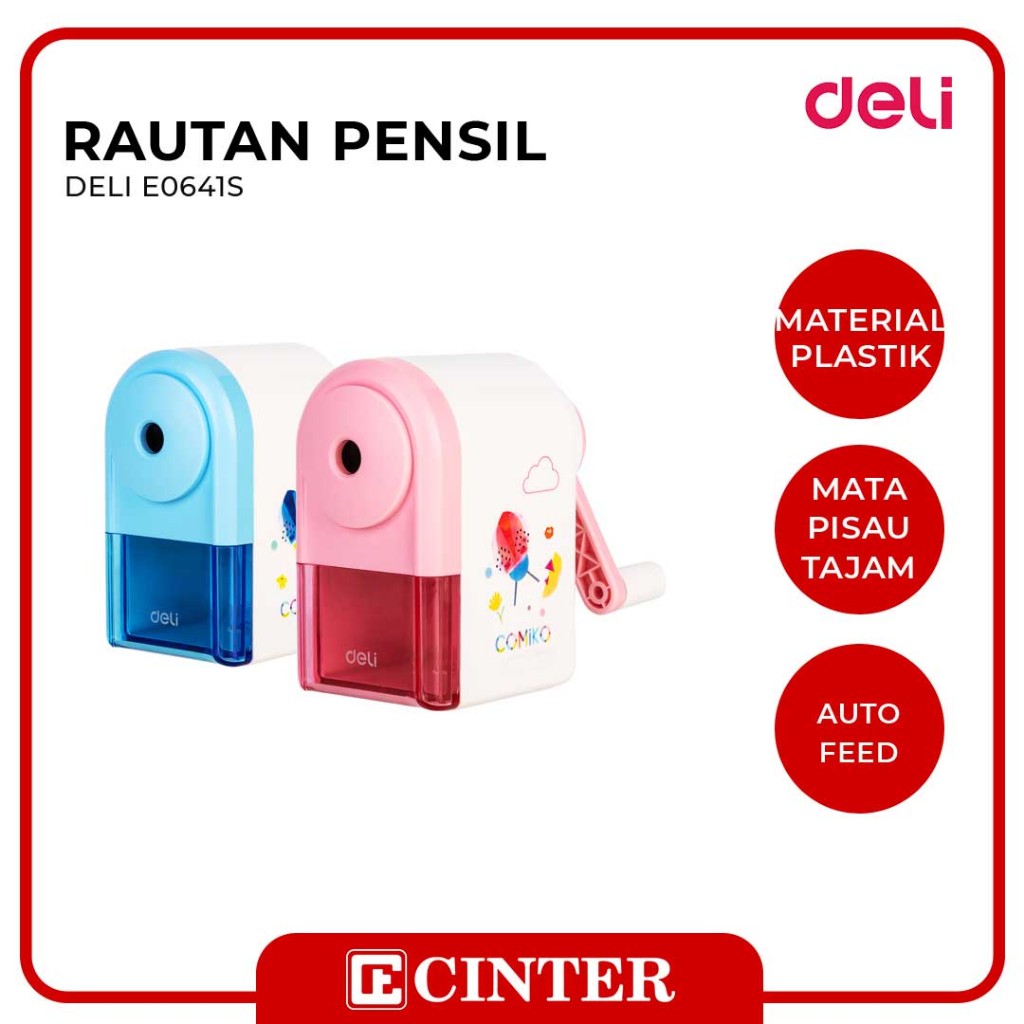 

DELI - PERUNCING MEJA / SERUTAN MEJA / RAUTAN / SHARPENER E0641S