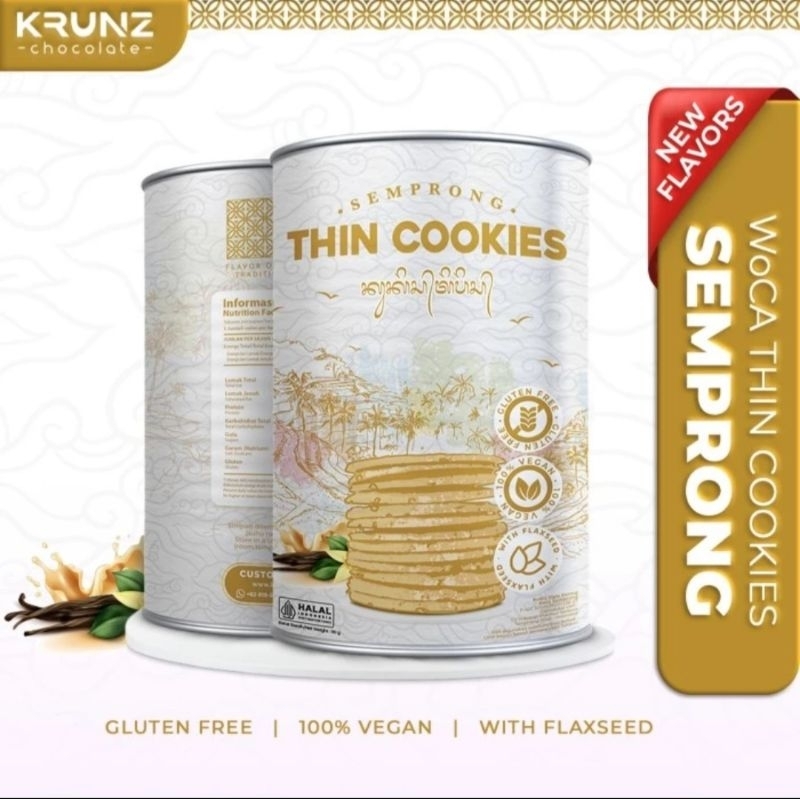 

Hampers WoCA Thin Krunz Semprong Chocolate - 90g