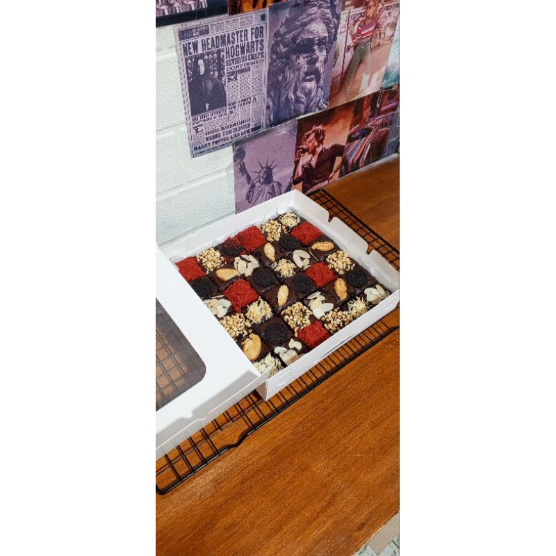 

Fudgy Brownies Large 20x20 Brownies panggang