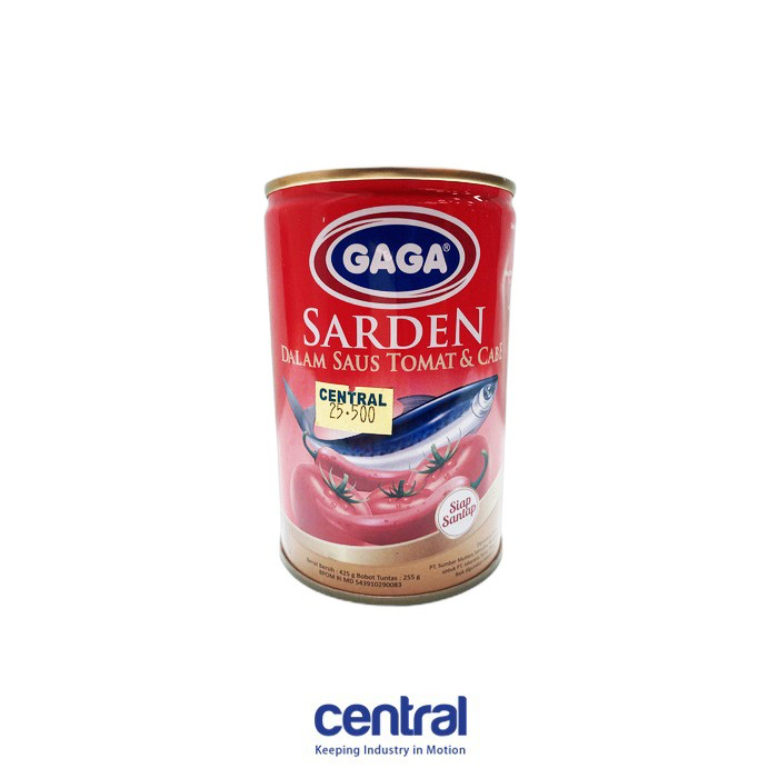 

GAGA Sarden Kaleng Tomat Pedas Sardines in Tomato & Chili Sauce