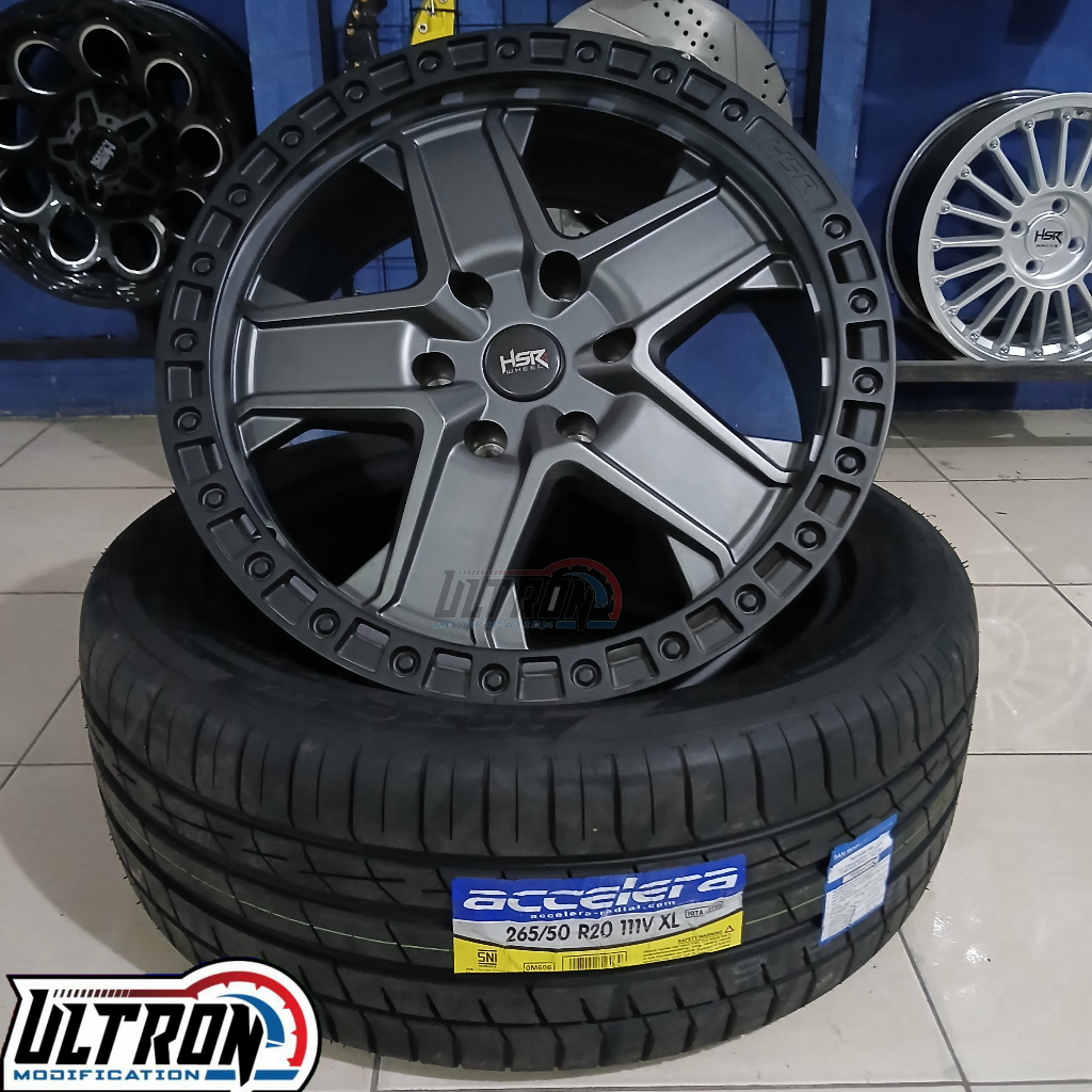Velg Mobil HSR Wheel R20 Everest, Endeavour, Ford Ranger HSR WOLWAL