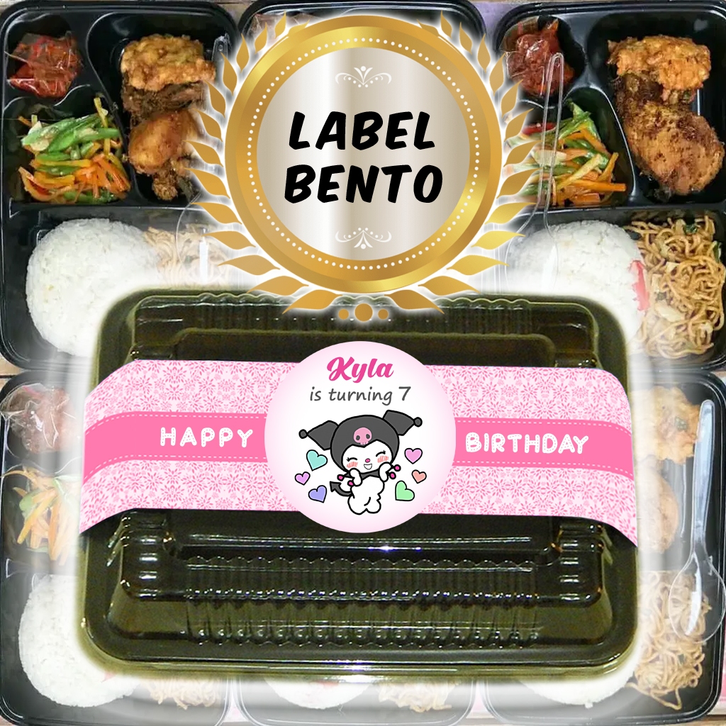 

KUROMI - LABEL BENTO / LABEL AQIQAH / LABEL NASI BENTO ULTAH ULANG TAHUN