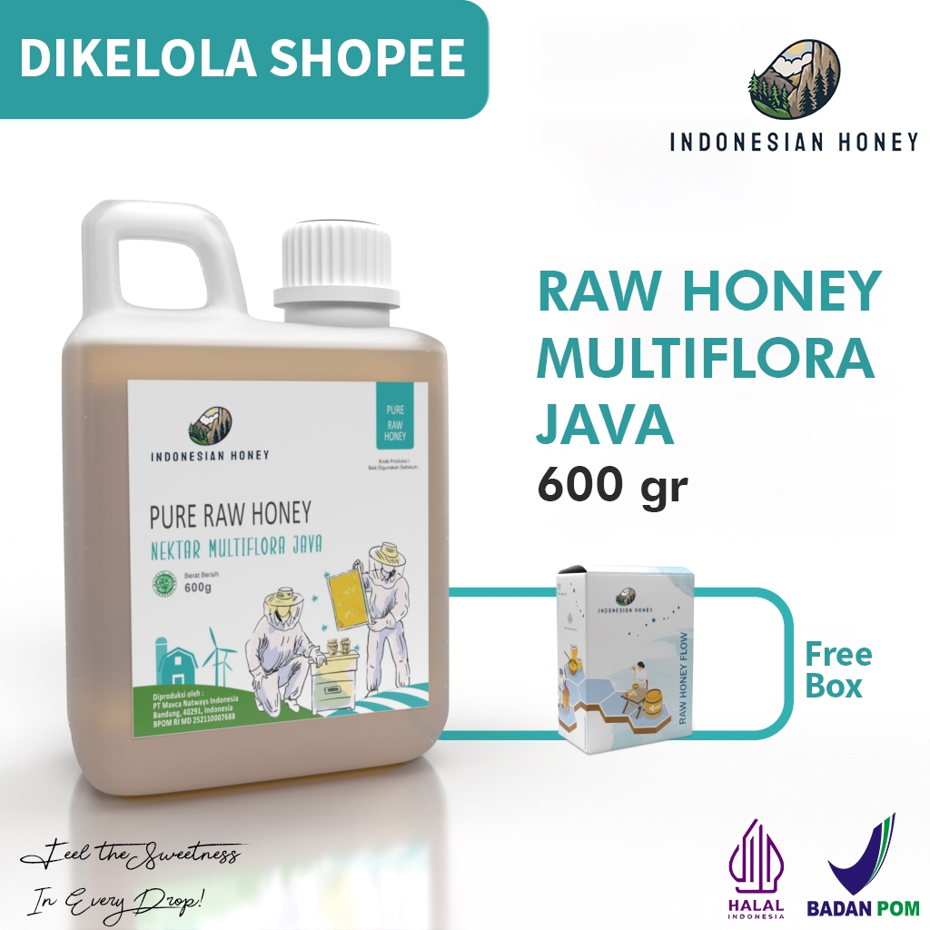 

Indonesian Honey Madu Multiflora Jawa 600gr