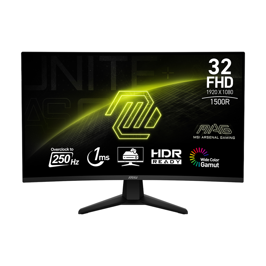 Monitor MSI GAMING MAG 32C6X VA/FHD/250Hz/1ms/HDR/Wide Color Gamut