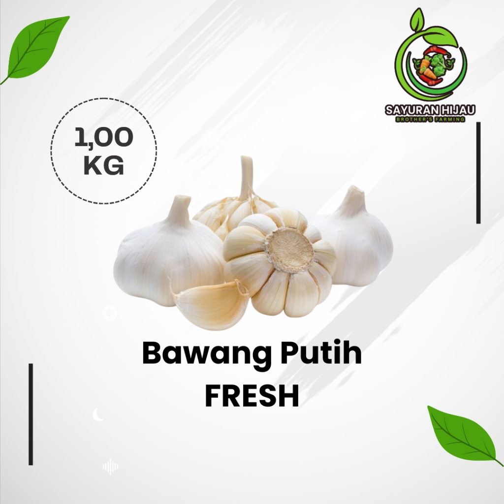 

Bawang Putih Kating Bersih 1Kg Super Fresh Berkualitas