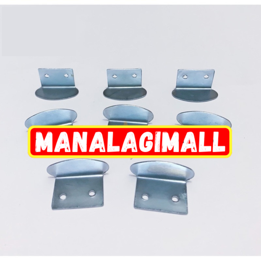 KLEM KACA L / PENAHAN CERMIN BAGUS / ( L ) Plat Klem L Besi Siku Jepit Penjepit Penahan Kaca Cermin 