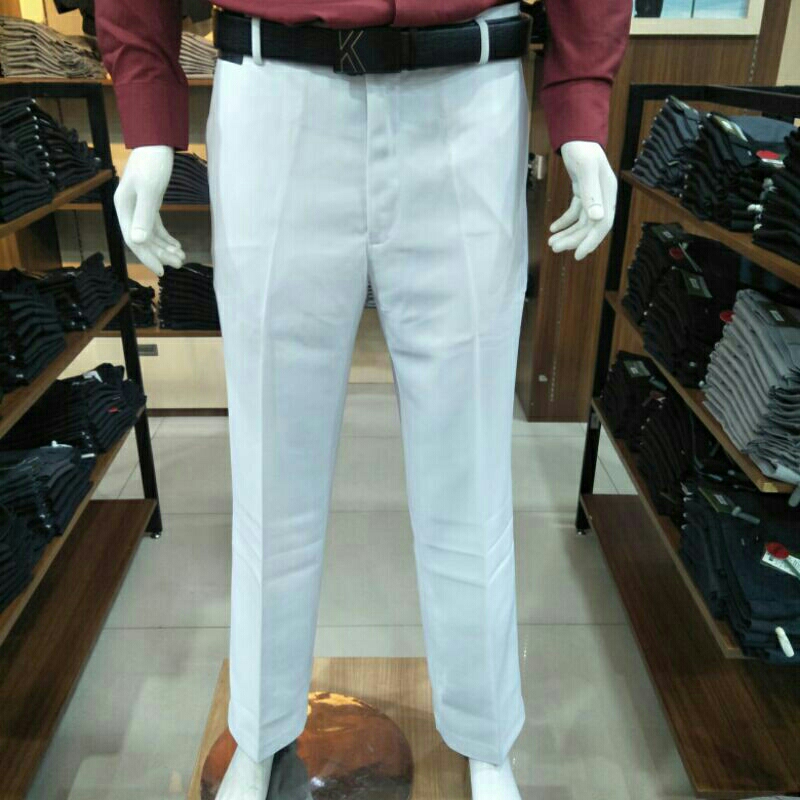 cardinal celana bahan / celana sofan / celana formal / celana kain / celana begi / reguler putih,hit
