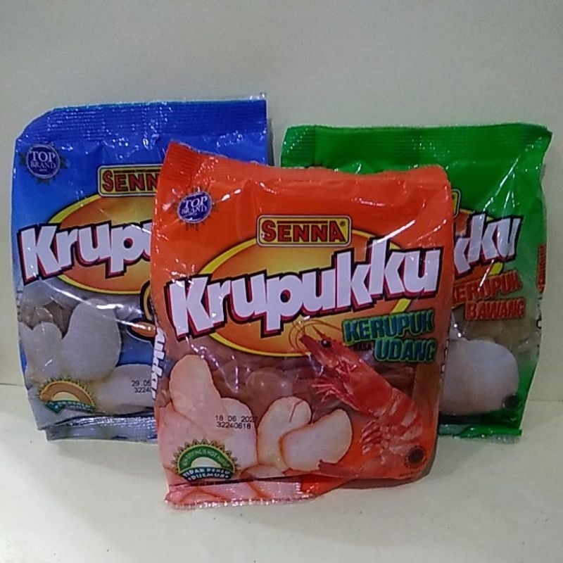 

SENNA KRUPUKKU/KERUPUK RASA UDANG,BAWANG,IKAN 200 GR