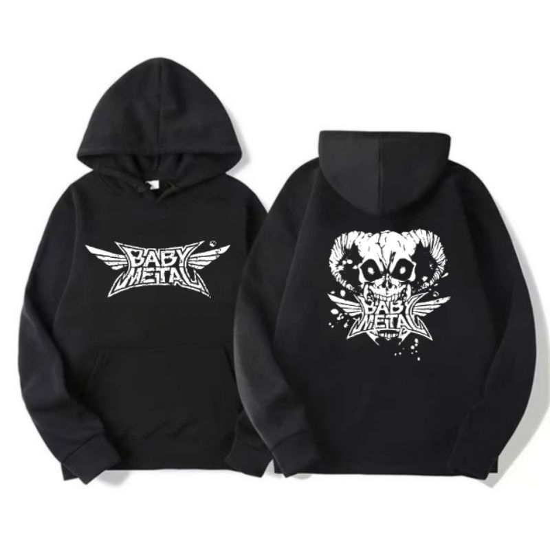 Jaket Hoodie Band Babymetal Baby Metal - Pria Wanita Custom Distro Polos