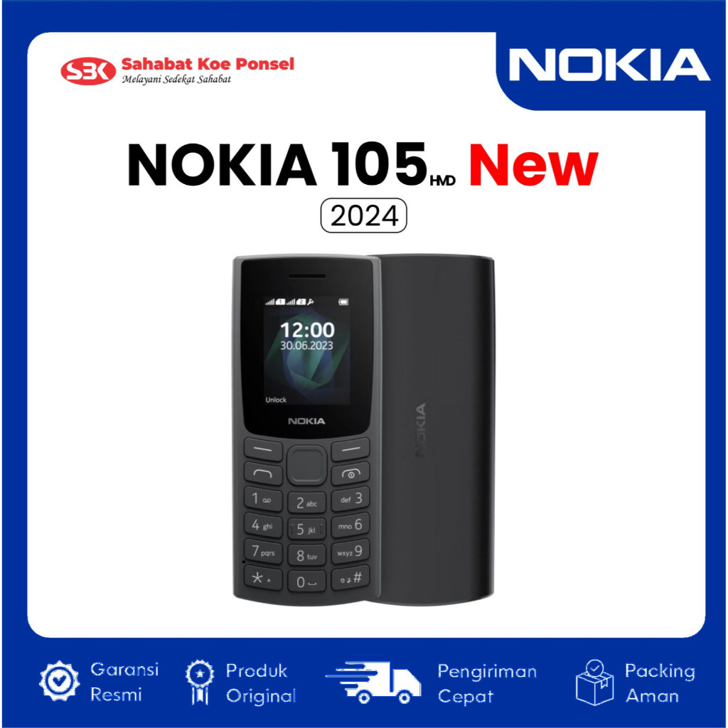 Nokia 105 HMD New 2024 Garansi Resmi