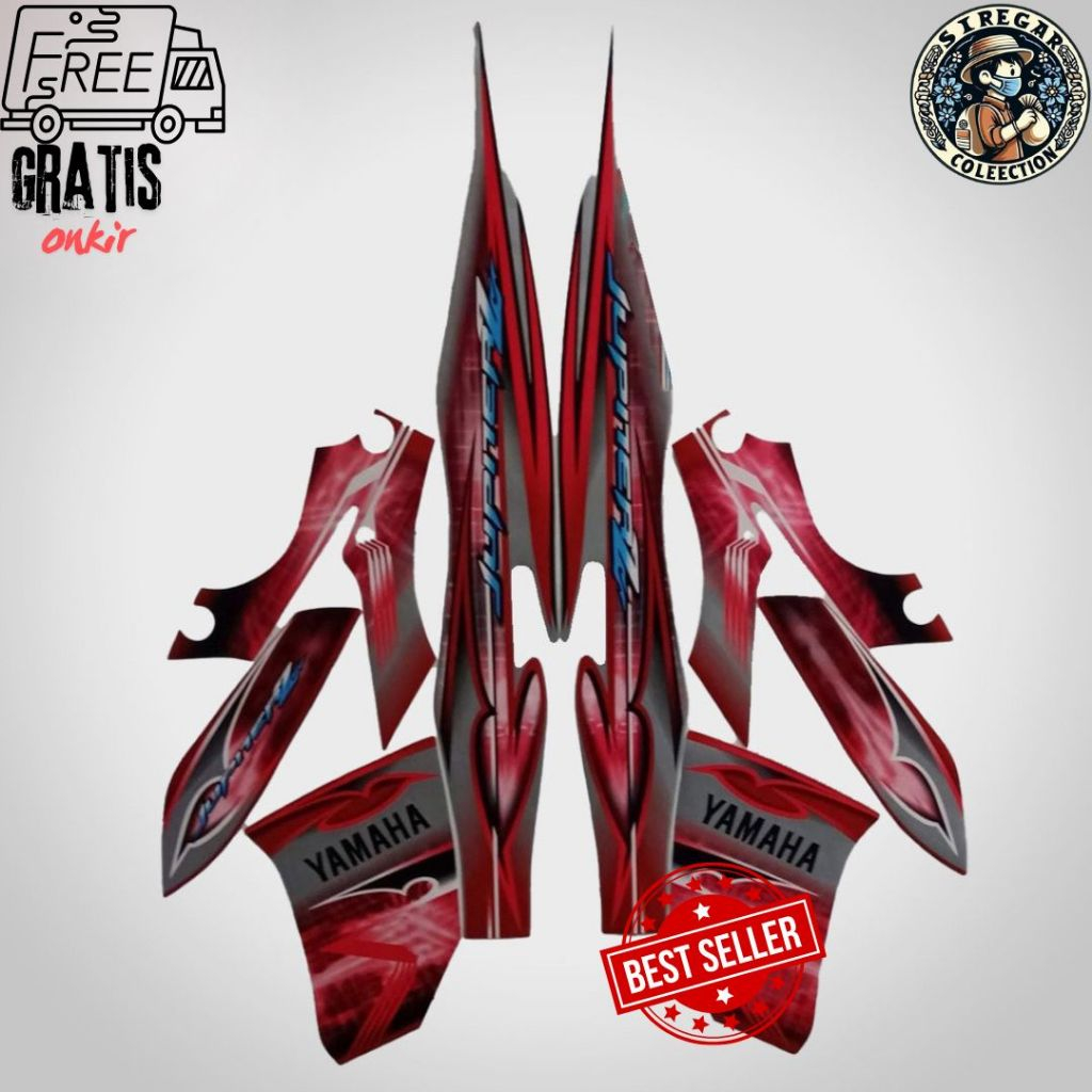 Stiker Striping Motor Yamaha Jupiter Z Standar 2008 Lis Les Body Jupiter Z 2008 Berkualitas