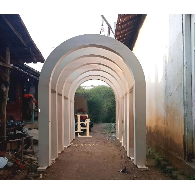 pintu masuk bentuk oval pernikahan / dekorasi pintu masuk pernikahan bentuk oval / get pintu masuk p