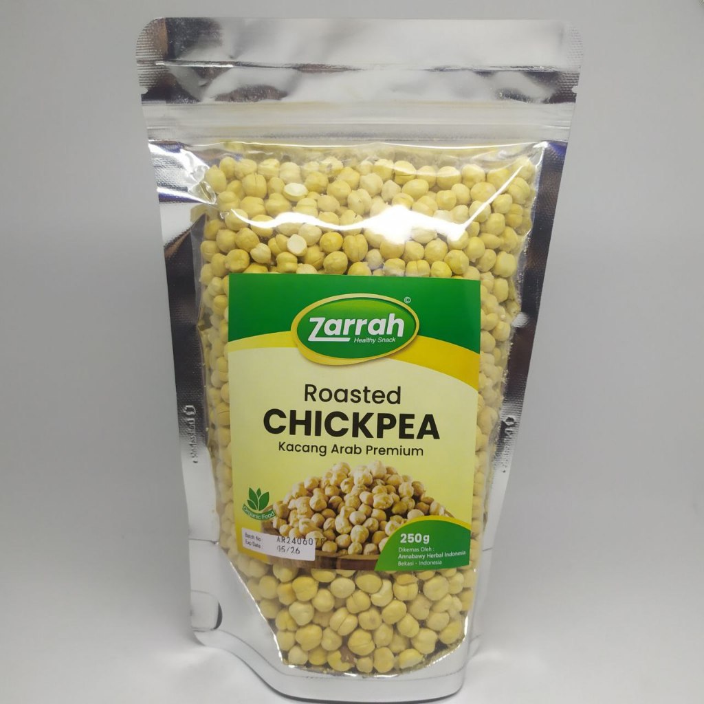 

Kacang Arab Panggang 250gr Roasted Chickpea Premium 100% Original [Cemilan Sehat Alami ]