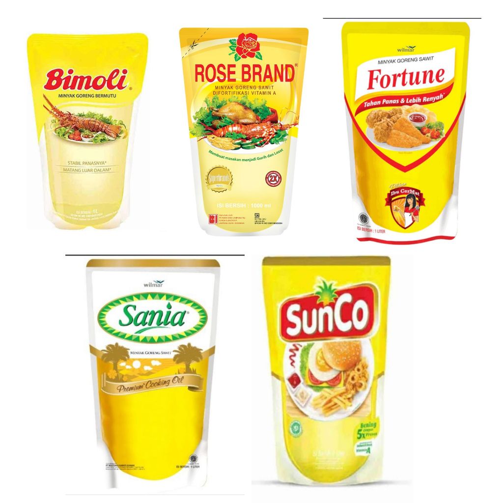 

Minyak goreng premium terjangkau kemasan refill 1 Liter